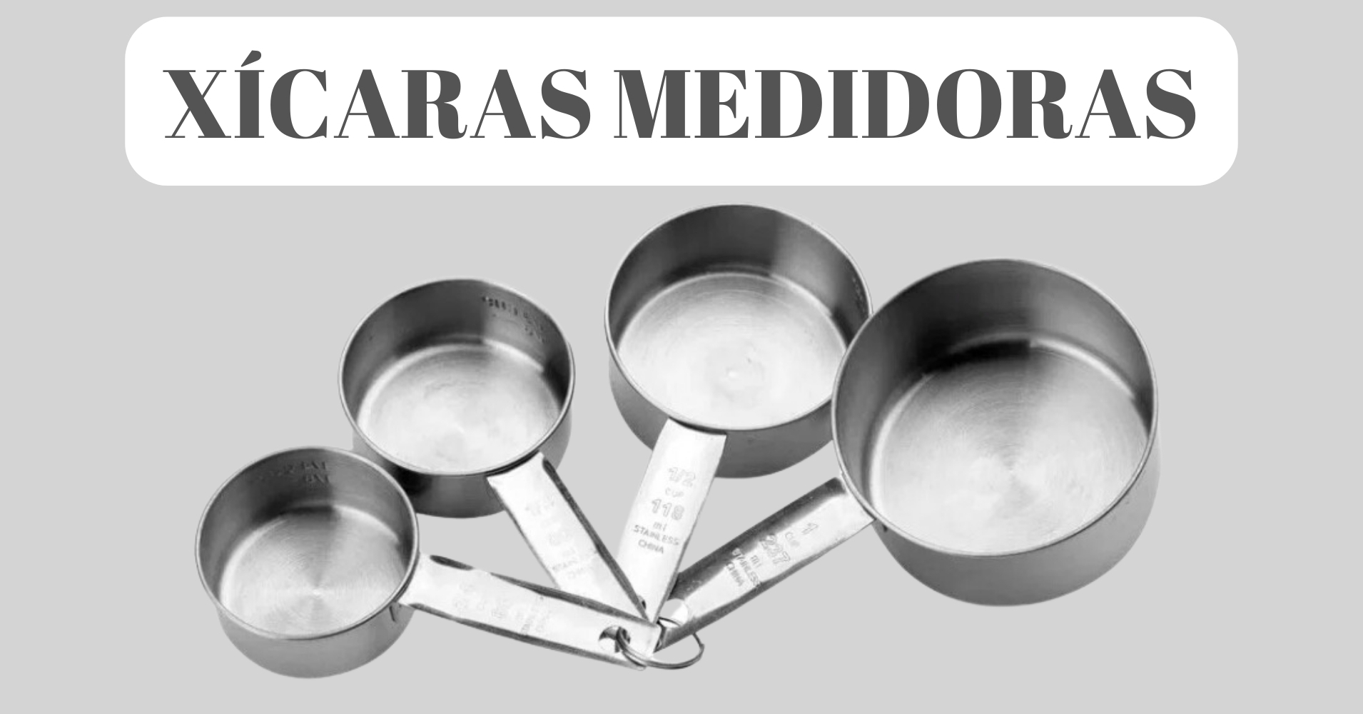 Comprar: xícaras medidoras